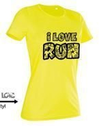 koszulka do biegania I LOVE RUN