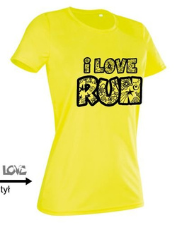 koszulka do biegania I LOVE RUN