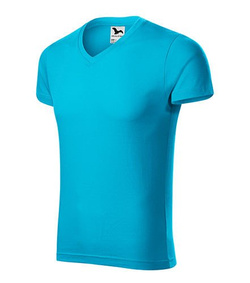 Męska koszulka ADLER SLIM FIT V-NECK