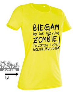 koszulka do biegania ZOMBIE